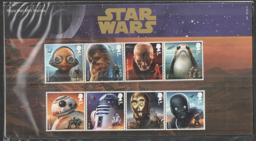 (image for) 2017 Star Wars Royal Mail Presentation Pack 547